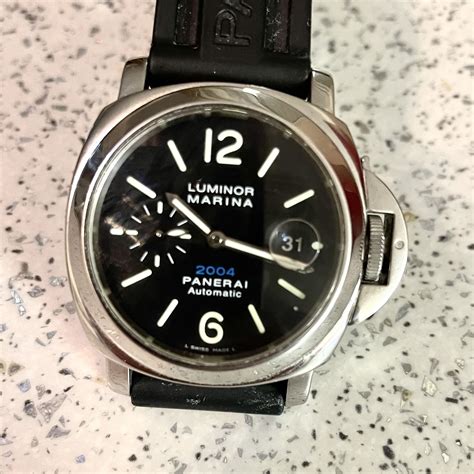 panerai glass back|Panerai luminor watch.